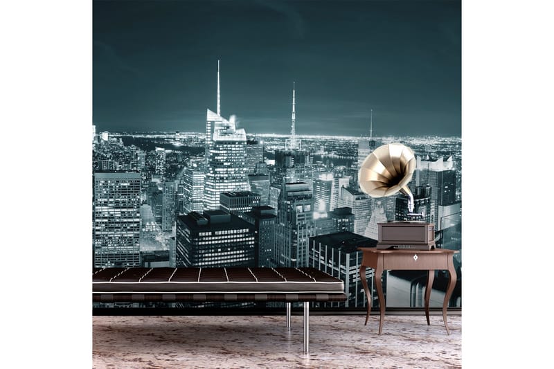 Fototapet New York Nattliv 300x231 - Artgeist sp. z o. o. - Inredning & dekor - Väggdekor - Tapeter & tapettillbehör - Fototapeter