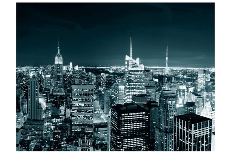 Fototapet New York Nattliv 300x231, Artgeist sp. z o. o.