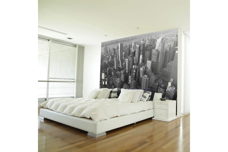 Fototapet New York Skyscrapers Bird's Eye View 200x154 - Artgeist sp. z o. o. - Inredning & dekor - Väggdekor - Tapeter & tapettillbehör - Fototapeter