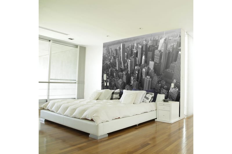 FOTOTAPET New York Skyscrapers Bird's Eye View 350x270 - Artgeist sp. z o. o. - Inredning & dekor - Väggdekor - Tapeter & tapettillbehör - Fototapeter