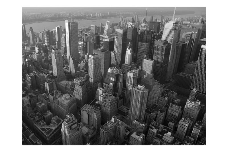 FOTOTAPET New York Skyscrapers Bird's Eye View 350x270 - Artgeist sp. z o. o. - Inredning & dekor - Väggdekor - Tapeter & tapettillbehör - Fototapeter