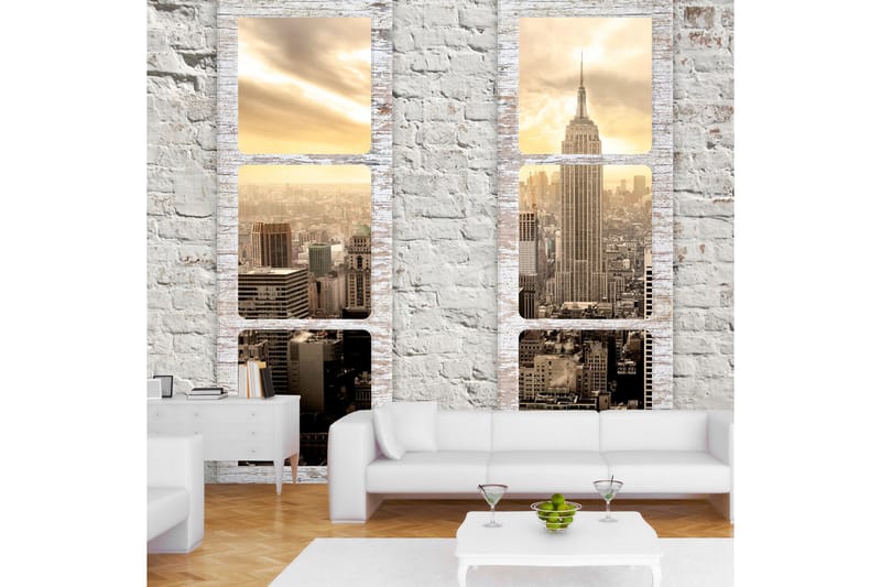 FOTOTAPET New York View From The Window 200x140 - Artgeist sp. z o. o. - Inredning & dekor - Väggdekor - Tapeter & tapettillbehör - Fototapeter