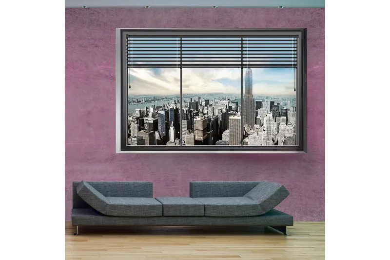 Fototapet New York Window II 300x210, Artgeist sp. z o. o.