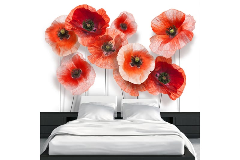 FOTOTAPET Nine Poppies 250x175 - Artgeist sp. z o. o. - Inredning & dekor - Väggdekor - Tapeter & tapettillbehör - Fototapeter