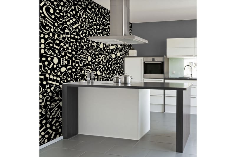 Fototapet Noter 200x154 - Artgeist sp. z o. o. - Inredning & dekor - Väggdekor - Tapeter & tapettillbehör - Fototapeter