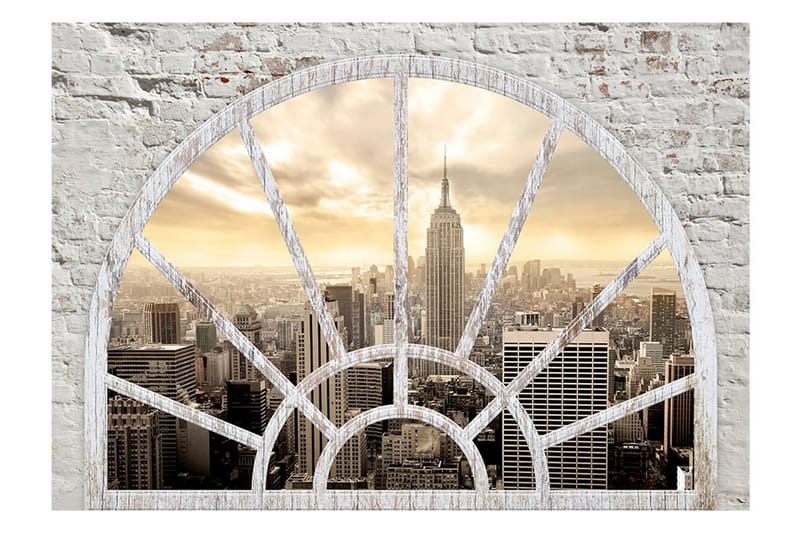 FOTOTAPET NY City In The Morning 300x210 - Artgeist sp. z o. o. - Inredning & dekor - Väggdekor - Tapeter & tapettillbehör - Fototapeter