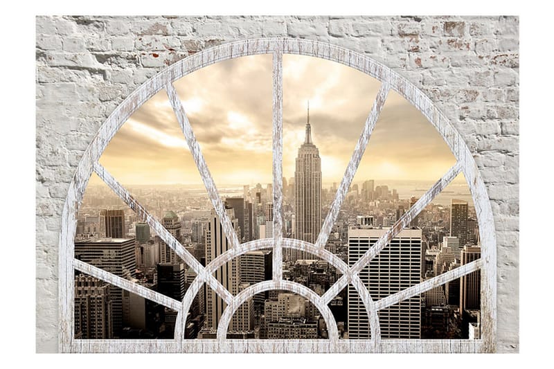 Fototapet NY City In The Morning 350x245 - Artgeist sp. z o. o. - Inredning & dekor - Väggdekor - Tapeter & tapettillbehör - Fototapeter