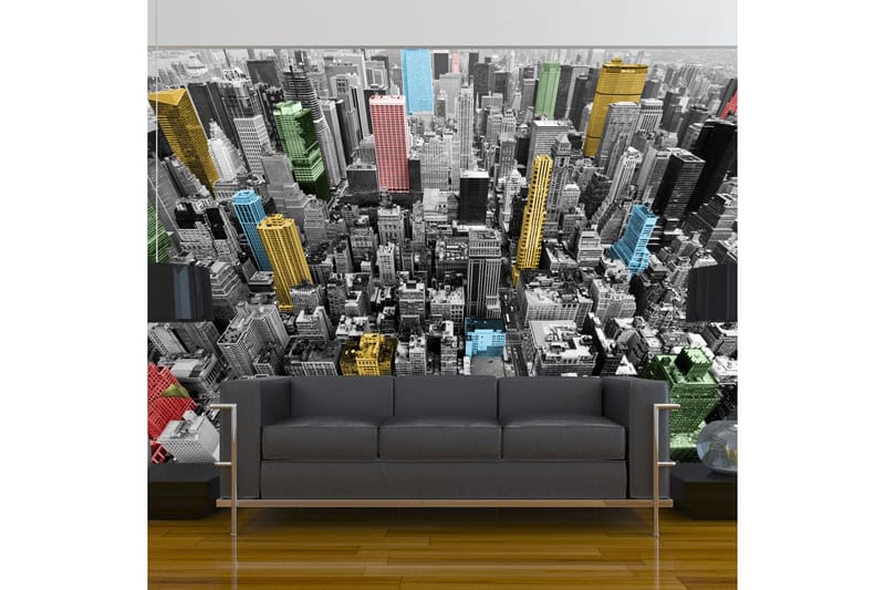 FOTOTAPET NY Kaleidoscope 300x231 - Artgeist sp. z o. o. - Inredning & dekor - Väggdekor - Tapeter & tapettillbehör - Fototapeter