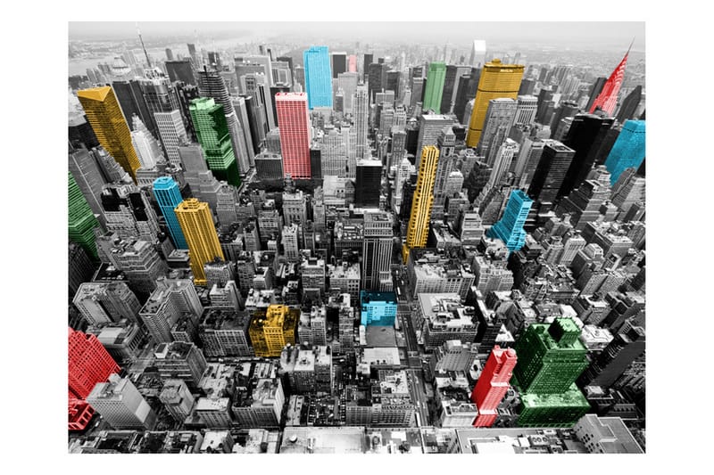 Fototapet NY Kaleidoscope 300x231, Artgeist sp. z o. o.