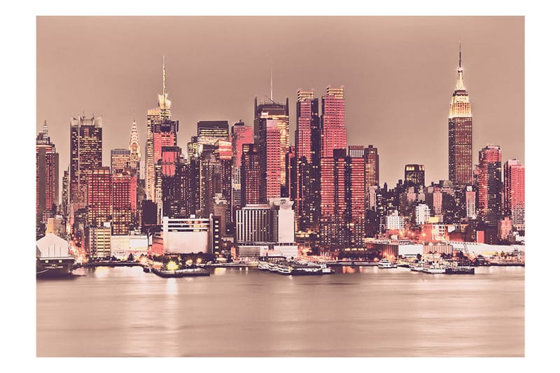 Fototapet NY Midtown Manhattan Skyline 100x70 - Artgeist sp. z o. o. - Inredning & dekor - Väggdekor - Tapeter & tapettillbehör - Fototapeter