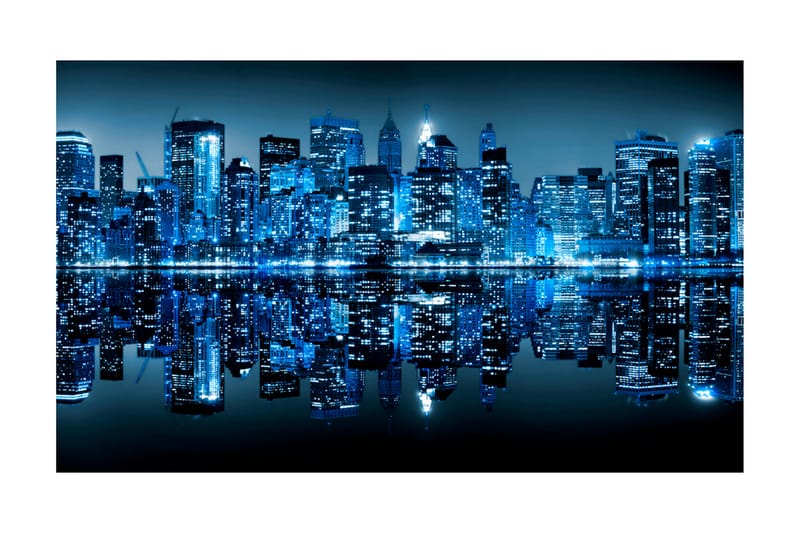 FOTOTAPET Ocean Av Ljus NYC 450x270 - Artgeist sp. z o. o. - Inredning & dekor - Väggdekor - Tapeter & tapettillbehör - Fototapeter