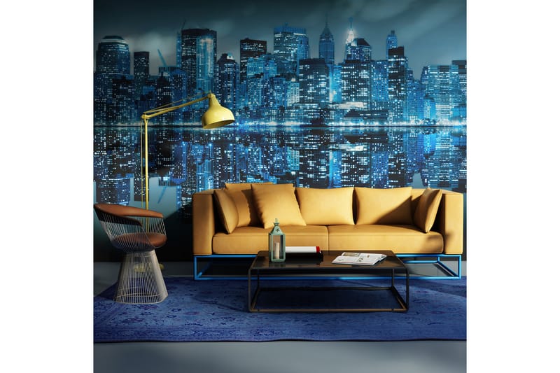 FOTOTAPET Ocean Av Ljus NYC 450x270 - Artgeist sp. z o. o. - Inredning & dekor - Väggdekor - Tapeter & tapettillbehör - Fototapeter