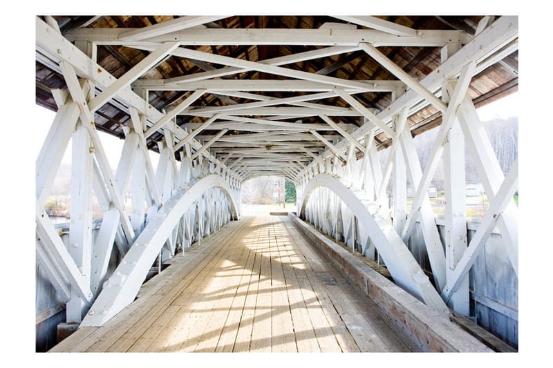 Fototapet Old Bridge 350x245 - Artgeist sp. z o. o. - Inredning & dekor - Väggdekor - Tapeter & tapettillbehör - Fototapeter