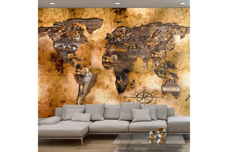 Fototapet Opalescent Continents 350x245 - Artgeist sp. z o. o. - Inredning & dekor - Väggdekor - Tapeter & tapettillbehör - Fototapeter