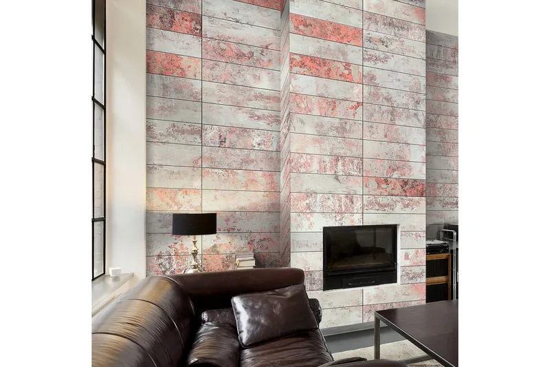 Fototapet Orange Marble 50x1000, Artgeist sp. z o. o.