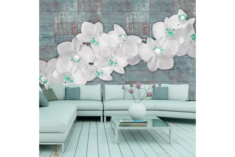 FOTOTAPET Orchids With Pearls 100x70, Artgeist sp. z o. o.