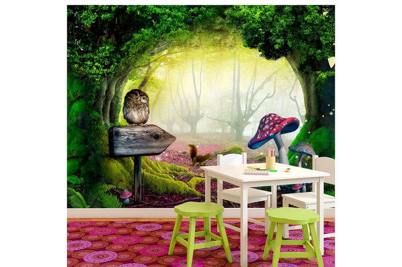 Fototapet Owlish Corner 150x105, Artgeist sp. z o. o.