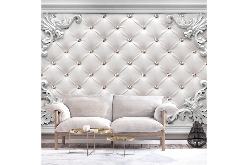 Fototapet Quilted Leather 200x140 - Artgeist sp. z o. o. - Inredning & dekor - Väggdekor - Tapeter & tapettillbehör - Fototapeter