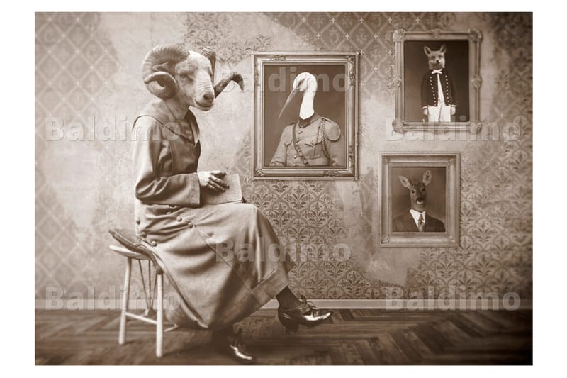 Fototapet Real Hipsters 100x70 - Artgeist sp. z o. o. - Inredning & dekor - Väggdekor - Tapeter & tapettillbehör - Fototapeter