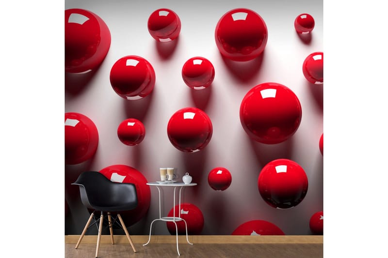 Fototapet Red Balls 250x175, Artgeist sp. z o. o.