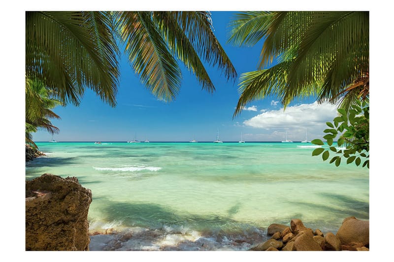 Fototapet Relaxing On The Beach 400x280 - Artgeist sp. z o. o. - Inredning & dekor - Väggdekor - Tapeter & tapettillbehör - Fototapeter