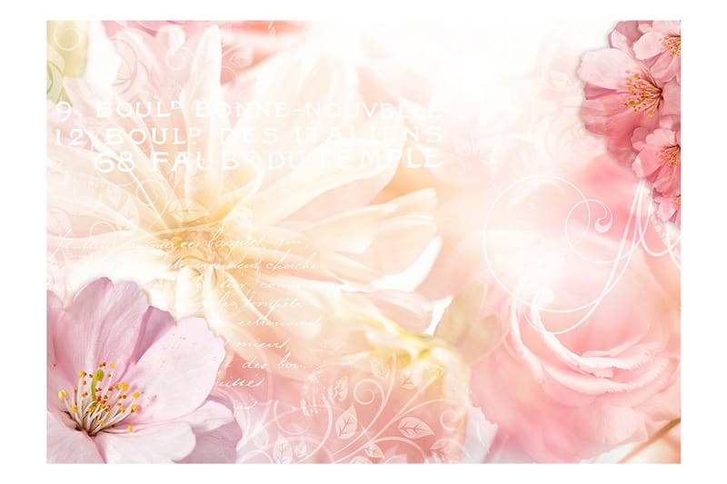 FOTOTAPET Romantic Message 100x70 - Artgeist sp. z o. o. - Inredning & dekor - Väggdekor - Tapeter & tapettillbehör - Fototapeter