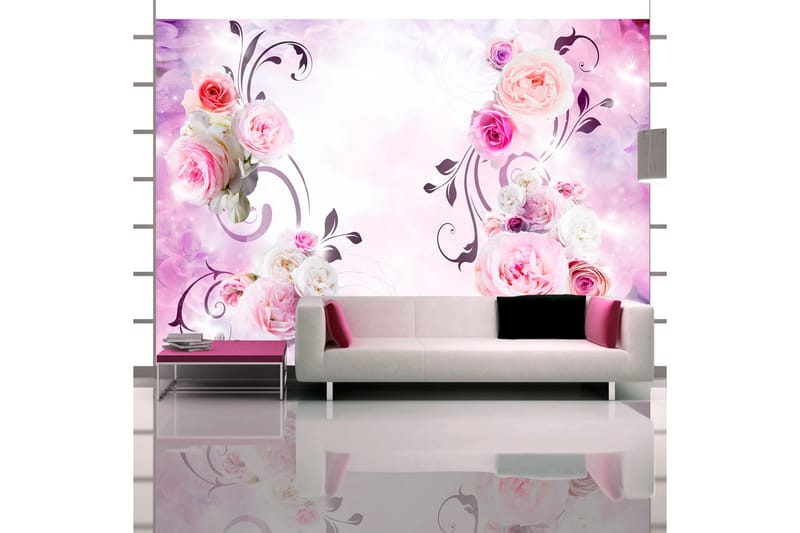 FOTOTAPET Rose Variations 150x105 - Artgeist sp. z o. o. - Inredning & dekor - Väggdekor - Tapeter & tapettillbehör - Fototapeter