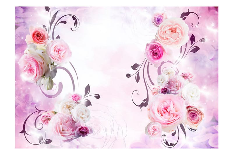 FOTOTAPET Rose Variations 250x175 - Artgeist sp. z o. o. - Inredning & dekor - Väggdekor - Tapeter & tapettillbehör - Fototapeter