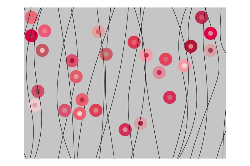 Fototapet Rosy Buttons 300x231 - Artgeist sp. z o. o. - Inredning & dekor - Väggdekor - Tapeter & tapettillbehör - Fototapeter