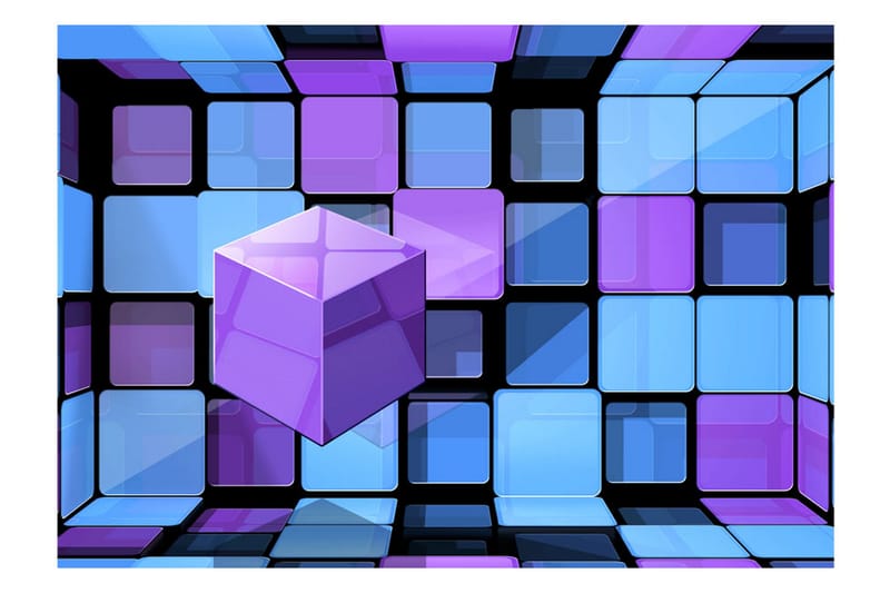 FOTOTAPET Rubik's Cube Variation 250x175 - Artgeist sp. z o. o. - Inredning & dekor - Väggdekor - Tapeter & tapettillbehör - Fototapeter