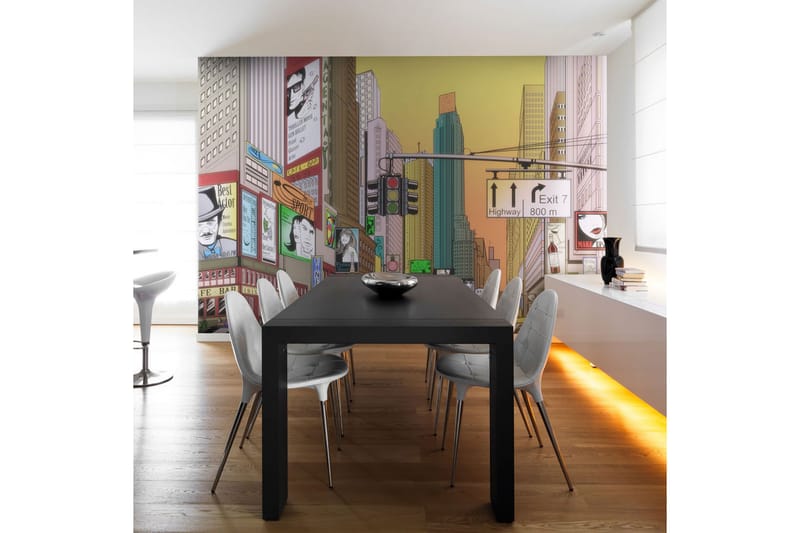 FOTOTAPET Rush Hour NY 300x231 - Artgeist sp. z o. o. - Inredning & dekor - Väggdekor - Tapeter & tapettillbehör - Fototapeter