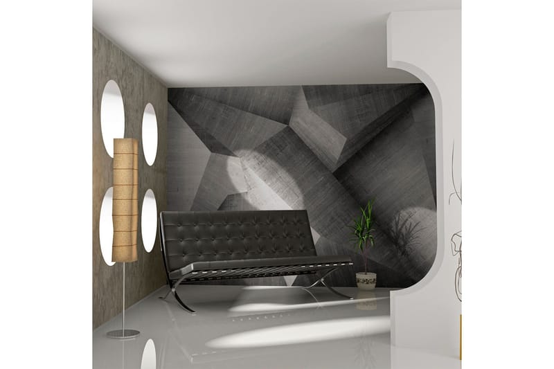 Fototapet Sammanfattning Betongblock 450x270 - Artgeist sp. z o. o. - Inredning & dekor - Väggdekor - Tapeter & tapettillbehör - Fototapeter