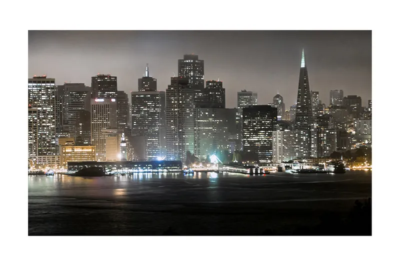 Fototapet San Francisco By Night 450x270 - Artgeist sp. z o. o. - Inredning & dekor - Väggdekor - Tapeter & tapettillbehör - Fototapeter