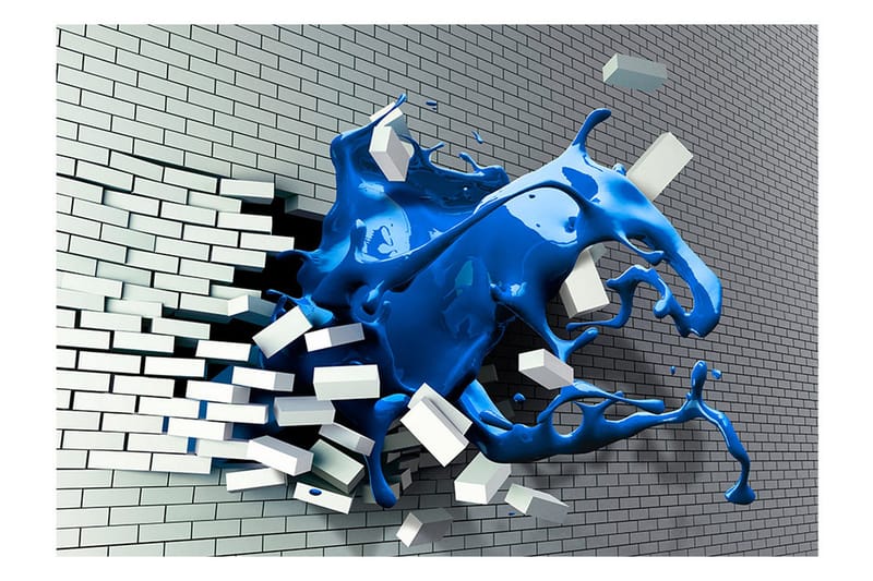 Fototapet Sapphire Muse 250x175 - Artgeist sp. z o. o. - Inredning & dekor - Väggdekor - Tapeter & tapettillbehör - Fototapeter