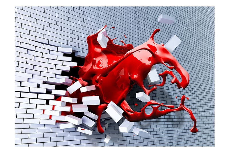 FOTOTAPET Scarlet Inspiration 100x70 - Artgeist sp. z o. o. - Inredning & dekor - Väggdekor - Tapeter & tapettillbehör - Fototapeter