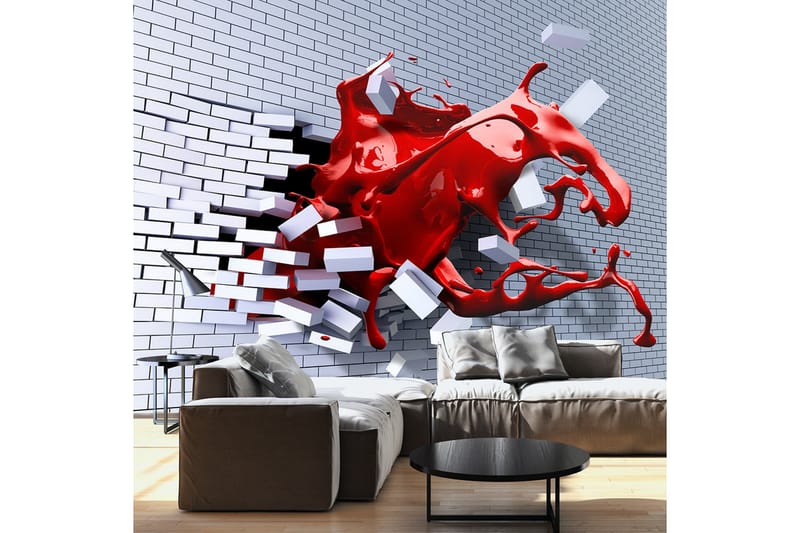 FOTOTAPET Scarlet Inspiration 350x245 - Artgeist sp. z o. o. - Inredning & dekor - Väggdekor - Tapeter & tapettillbehör - Fototapeter