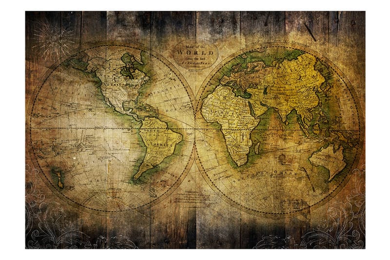 Fototapet Searching For Old World 300x210 - Artgeist sp. z o. o. - Inredning & dekor - Väggdekor - Tapeter & tapettillbehör - Fototapeter