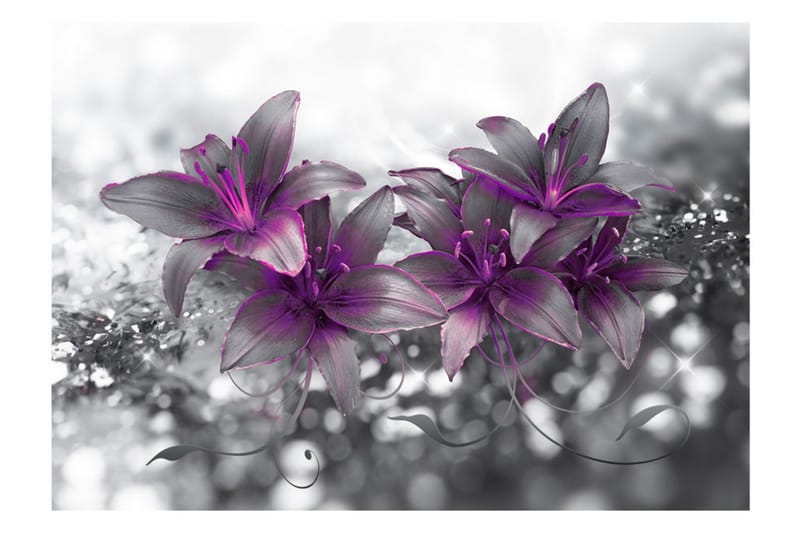 Fototapet Secret Of The Lily 250x175 - Artgeist sp. z o. o. - Inredning & dekor - Väggdekor - Tapeter & tapettillbehör - Fototapeter