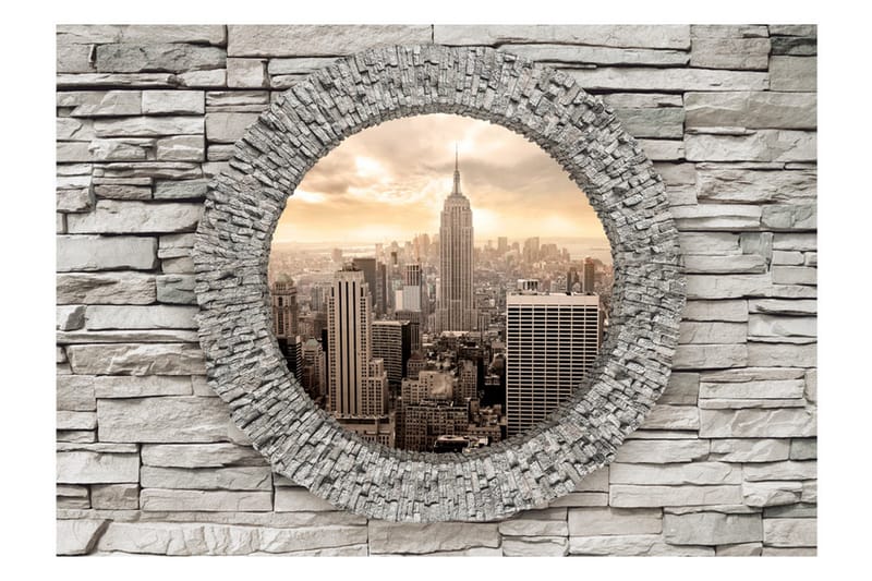 FOTOTAPET Secret Window 200x140 - Artgeist sp. z o. o. - Inredning & dekor - Väggdekor - Tapeter & tapettillbehör - Fototapeter