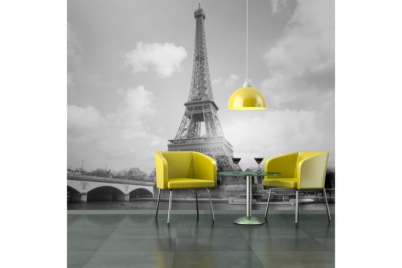 Fototapet Seine And Eiffel Tower 200x154, Artgeist sp. z o. o.