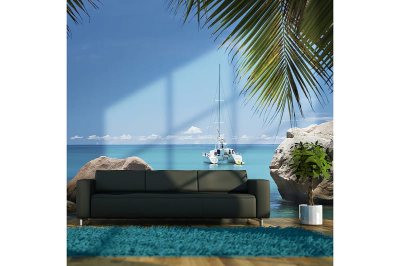 FOTOTAPET Seychelles 300x231 - Artgeist sp. z o. o. - Inredning & dekor - Väggdekor - Tapeter & tapettillbehör - Fototapeter