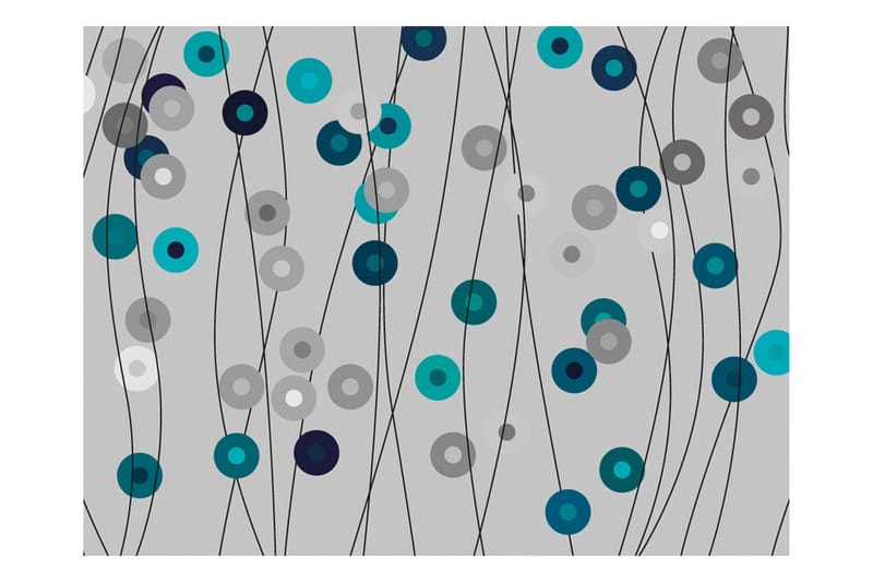 Fototapet Silke Sladdar 200x154 - Artgeist sp. z o. o. - Inredning & dekor - Väggdekor - Tapeter & tapettillbehör - Fototapeter