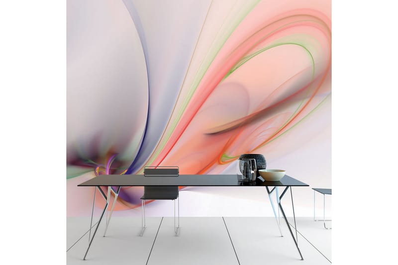 FOTOTAPET Silky Colorful Smoke 350x270, Artgeist sp. z o. o.