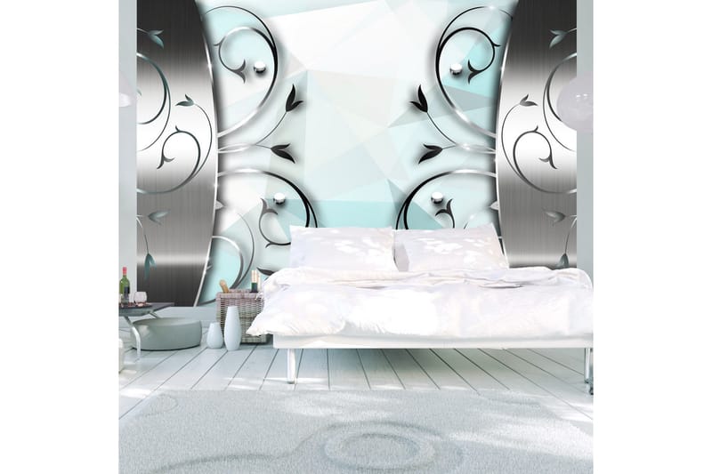 FOTOTAPET Silver Gate 250x175 - Artgeist sp. z o. o. - Inredning & dekor - Väggdekor - Tapeter & tapettillbehör - Fototapeter