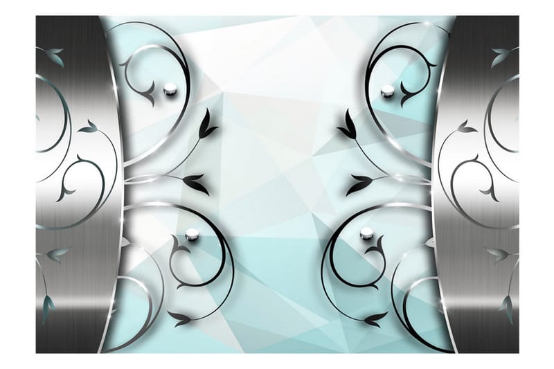 FOTOTAPET Silver Gate 400x280 - Artgeist sp. z o. o. - Inredning & dekor - Väggdekor - Tapeter & tapettillbehör - Fototapeter