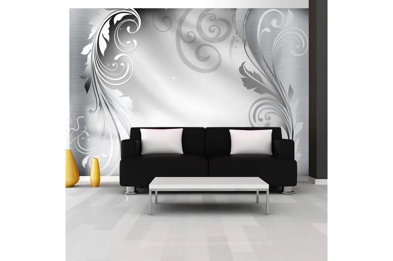 FOTOTAPET Silver Ornament 400x280, Artgeist sp. z o. o.