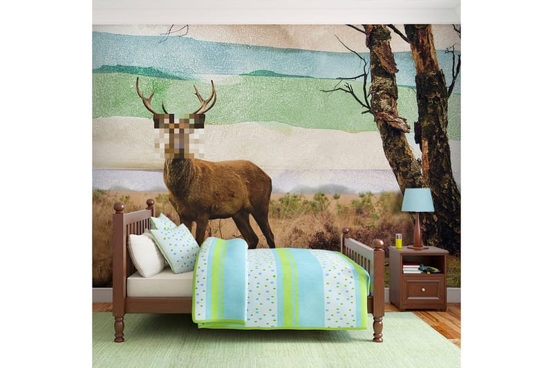 Fototapet Skog Flykting 300x231 - Artgeist sp. z o. o. - Inredning & dekor - Väggdekor - Tapeter & tapettillbehör - Fototapeter