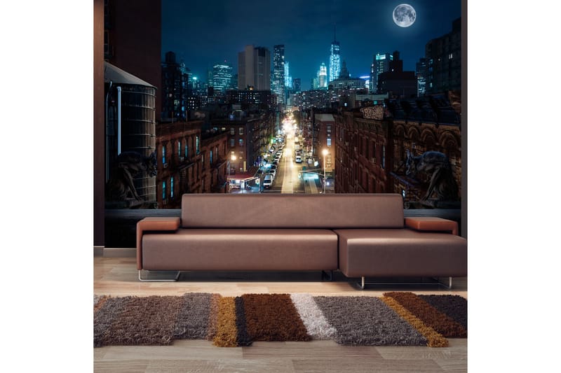 FOTOTAPET Sleepy New York 300x210 - Artgeist sp. z o. o. - Inredning & dekor - Väggdekor - Tapeter & tapettillbehör - Fototapeter