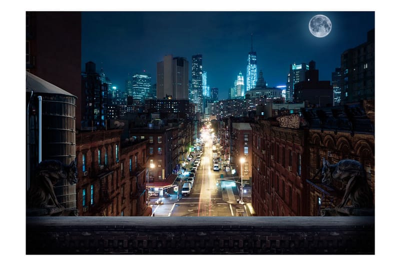Fototapet Sleepy New York 400x280 - Artgeist sp. z o. o. - Inredning & dekor - Väggdekor - Tapeter & tapettillbehör - Fototapeter