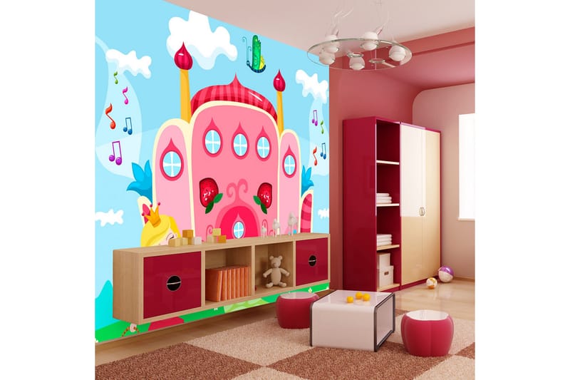 Fototapet Slott 200x154 - Artgeist sp. z o. o. - Inredning & dekor - Väggdekor - Tapeter & tapettillbehör - Fototapeter